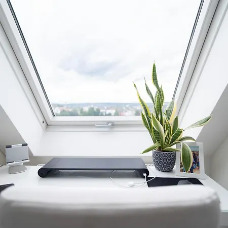 Penthouse Mit Panoramaterrasse Und Whirlpool Apartament