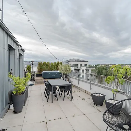 Penthouse Mit Panoramaterrasse Und Whirlpool Koblencja